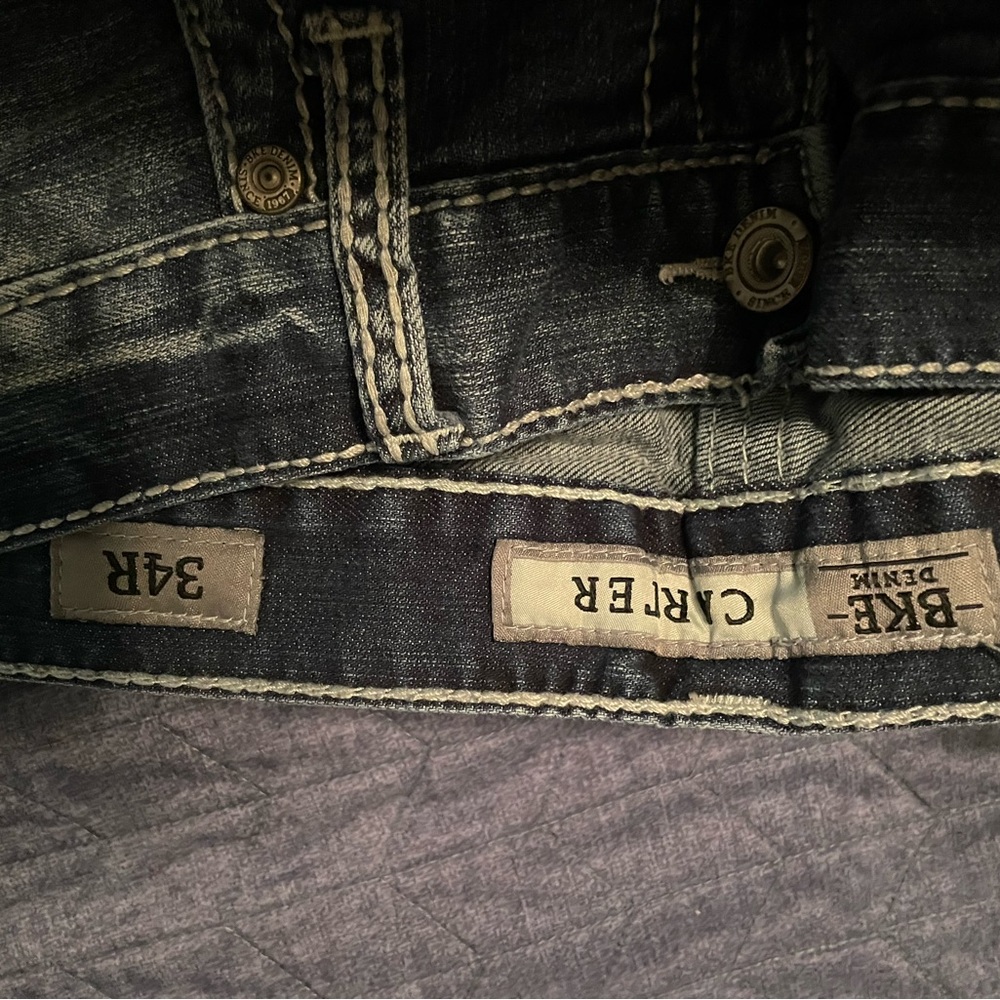 Men’s buckle Carter jeans size 34